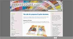 Desktop Screenshot of prepressure.com