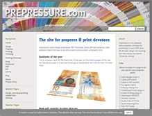 Tablet Screenshot of prepressure.com